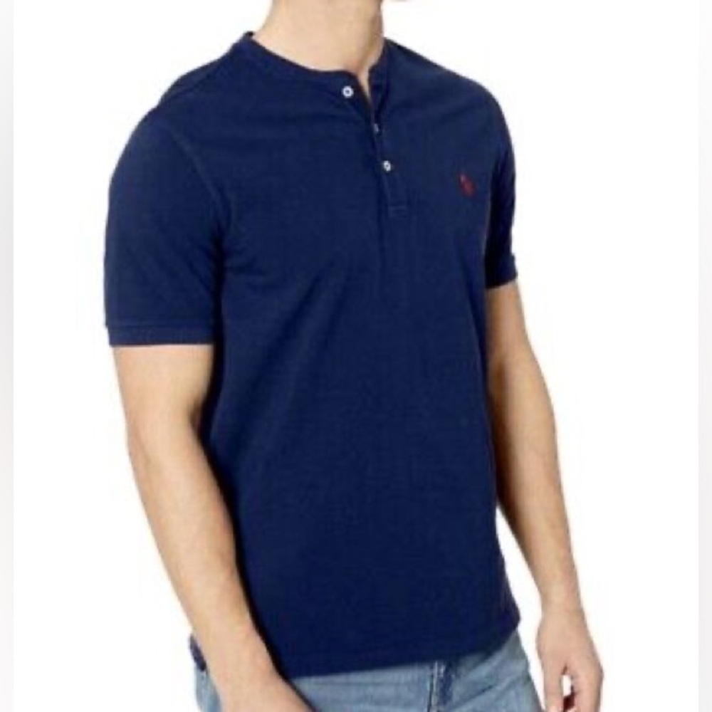 Men’s Polo Ralph Lauren Featherweight Mesh Short Sleeve Shirt B2 Size L